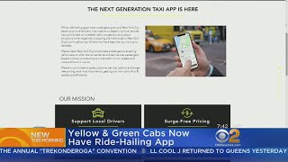 New Ride-Hailing App Launches For Yellow, Green Taxi Cabs