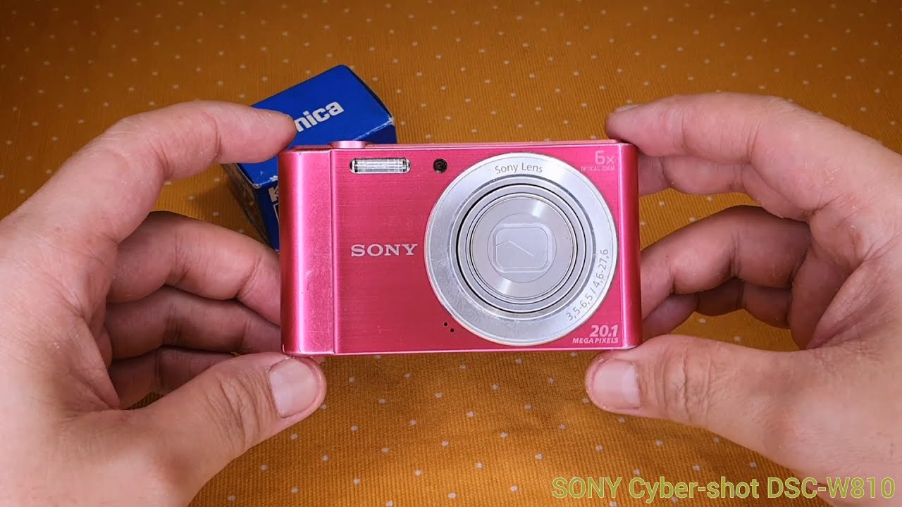 SONY Cyber-shot DSC-W810 - YouTube