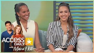 Jessica Alba & Lizzy Mathis GUSH Over Strong Friendship