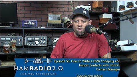 How to Write a DMR Codeplug / N0GSG Contact Manager Demo