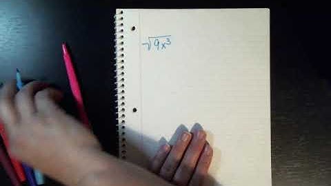 9.1 Simplifying Radicals