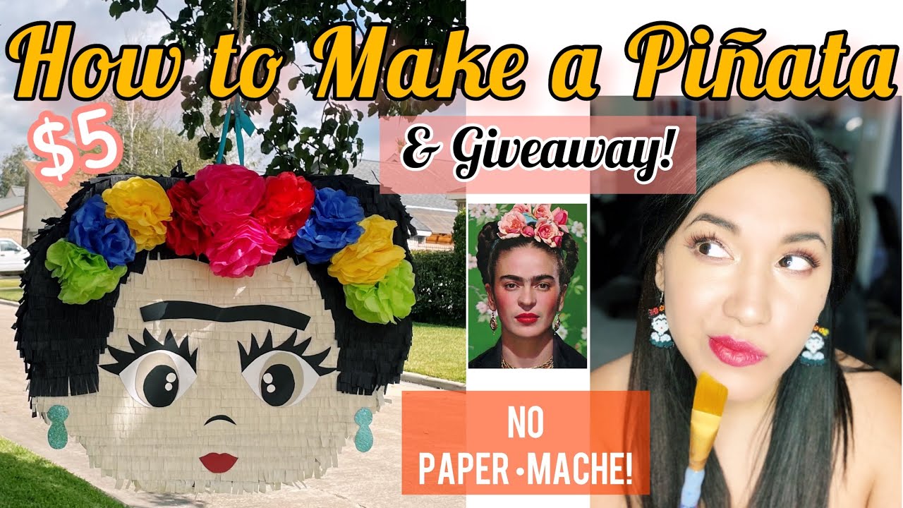 How To Make A Piñata Without Paper Mache- Less Than $5 To Make! Mexican- Christmas Tradition!