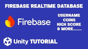 Unity Firebase Realtime Database | Unity Firebase Tutorial | Unity Tutorial