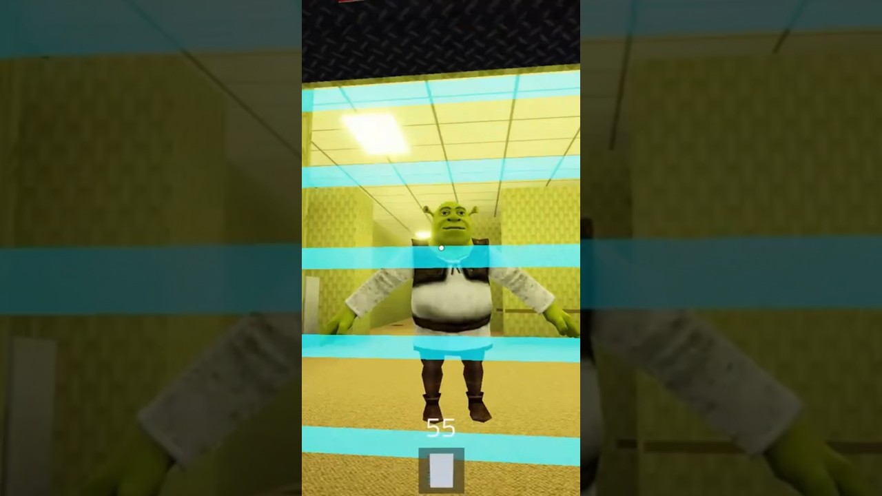 Shrek Jumpscare in the Backrooms 