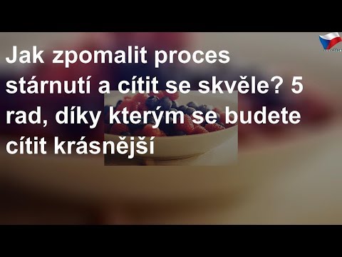 Video: Jak Zpomalit Stárnutí