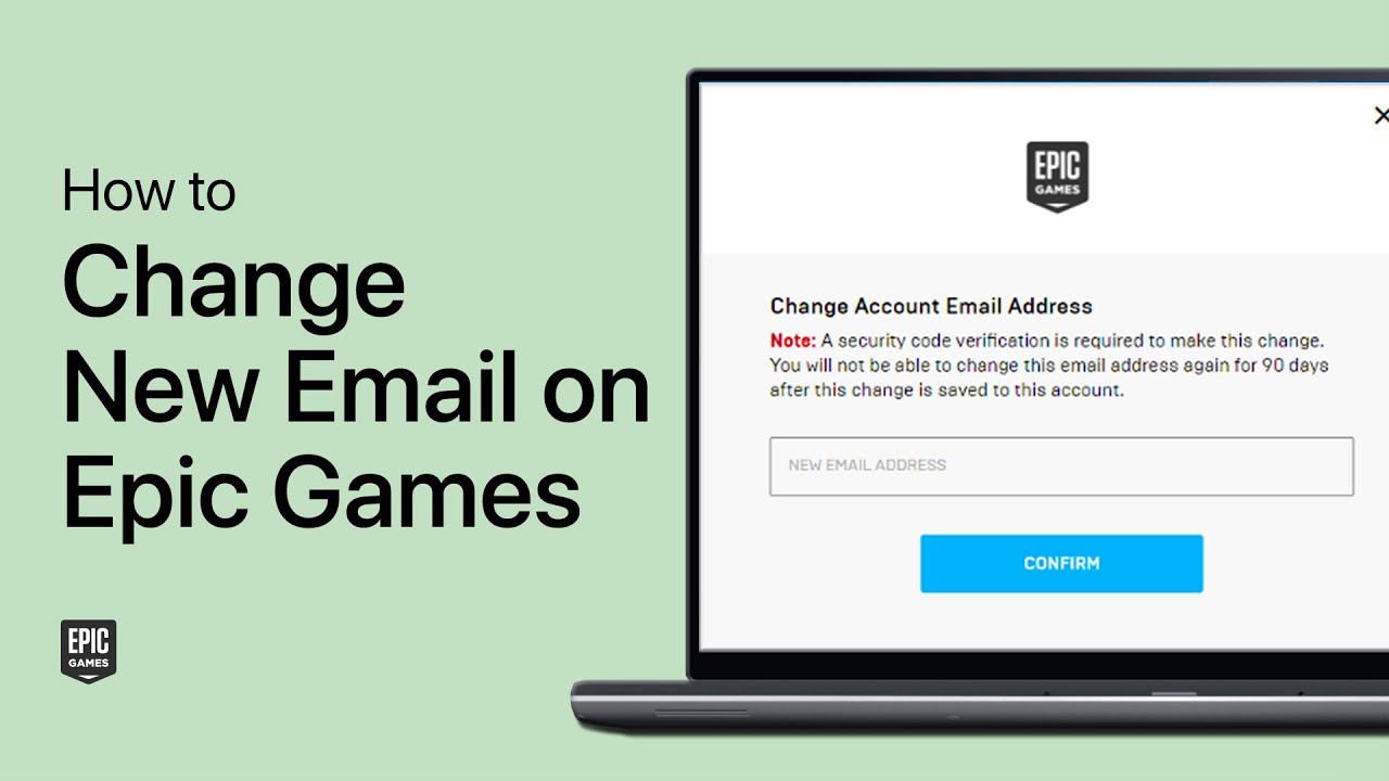 How to Change Epic Games Email to a New Address