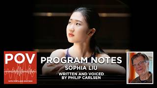 Celebrity Program Notes - Sophia Liu by Philip Carlsen Wealth