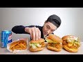 Korea's #1 Fast Food Chicken Sandwich Joint -  Mom's Touch Mukbang