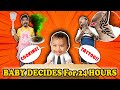 Baby Shaurya Decides What We Do For 24 Hours | Baby Decides What We Do All Day Hungry Birds