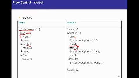 Java Tutorial 05   Java Flow Control