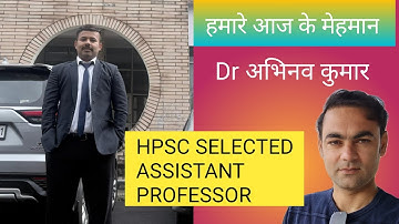 Praveen Soni is live on hpsc tips for teaching recruitment with Abhinav selected Assistant Professor