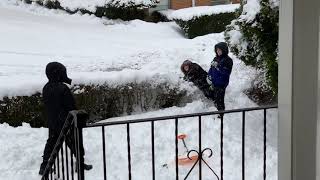 Yellow snow prank!