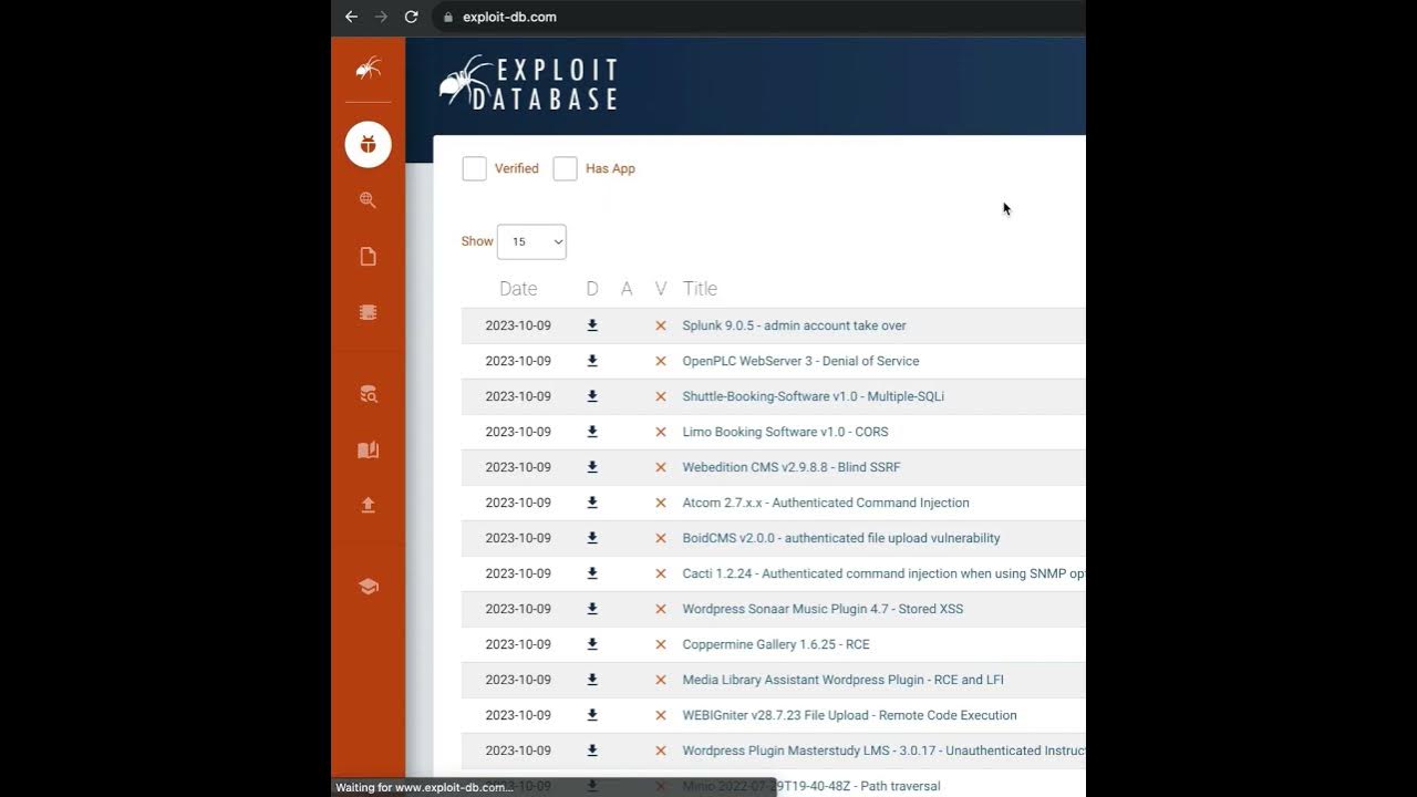 exploit database #ethicalhacking #exploit #penetrationtest # ...