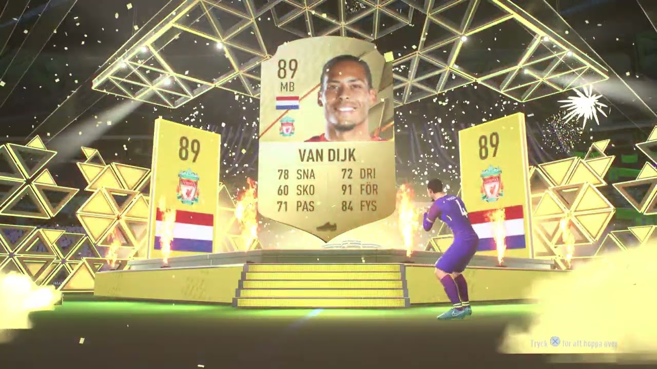 FIFA 22 walkout Van Dijk in pack