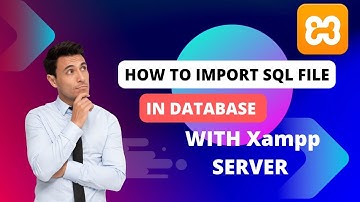 How to Import SQL File in Database with Xampp server