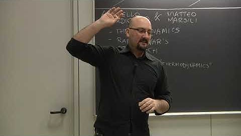 Statistical Mechanics - Lecture 1 of 29