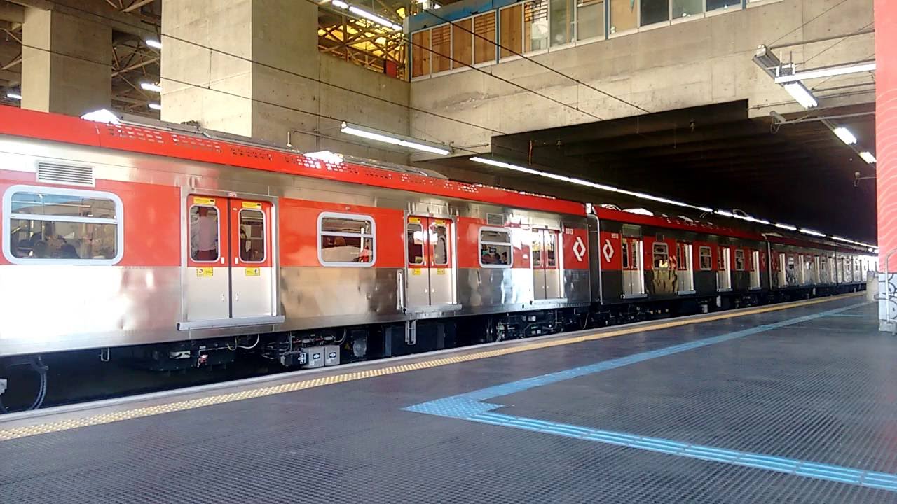 Cptm Sp Movimentacao Dos Trens Da Serie 8500 Na Estacao Tatuape Youtube
