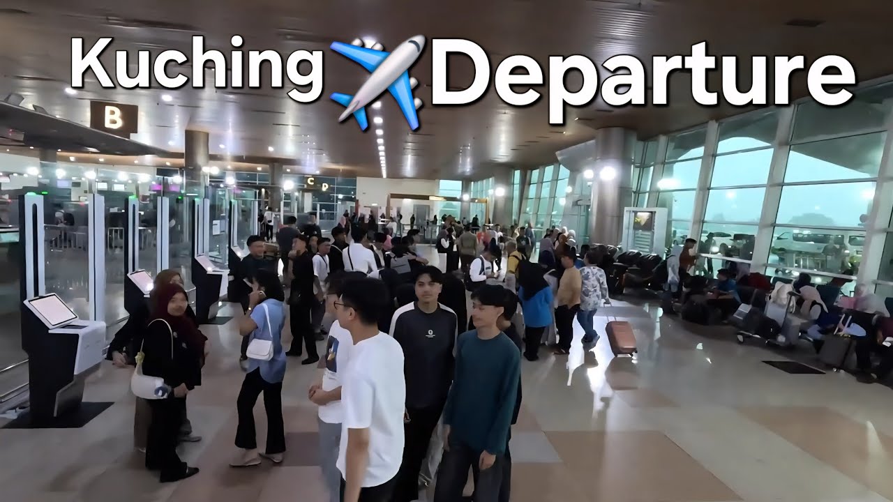 Kuching Airport BALAI PERLEPASAN DEPARTURE HALL Latest✈️SARAWAK UPDATE‼️