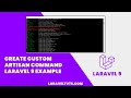 Create custom artisan command laravel 9 example