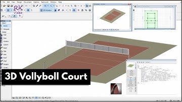 | #Archicad #Tutorial | - | #amazing #method of #3d #vollyball court in #3d #generation #code |