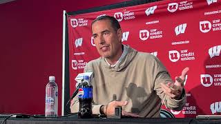 Badger coach Luke Fickell talks Phil Longo firing, upcoming Nebraska road trip