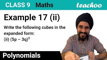 Example 17 (ii) - Write the cubes in expanded form: (5p - 3q)^3 - Teachoo