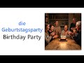 50 German Words for a Birthday Party | A2 German Vocabulary
