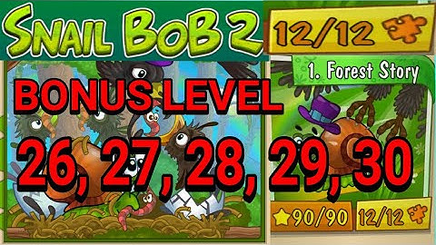 Snail Bob 2 - Forest Story - Bonus Puzzle Level 26-30