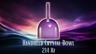 Lavender Lotus Crystal Singing Bowl | Deep 214 Hz Meditation for Intuition & Clarity 💜