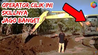 REALLY GOOD!! This little operator is skilled at operating heavy equipment