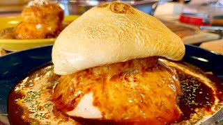 Who Puts An Egg Omelette On A Burger? Unique Japanese Food