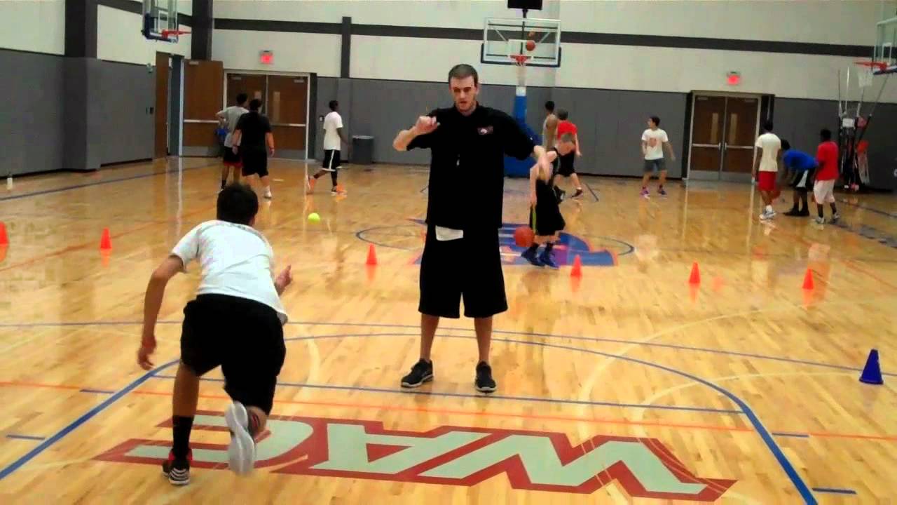 UTA Basketball Camp 2012 Tennis Ball Drop Drill YouTube