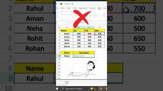 XLOOKUP से Total Sum कैसे निकाले | Excel Smart Trick 🔥