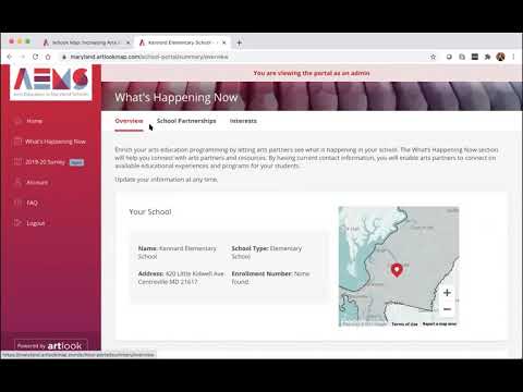 Artlook® Maryland: Navigating the School Portal