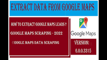 extract data from google maps - how to extract store information from google maps