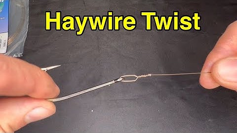 How to tie a Haywire Twist... The easy way.