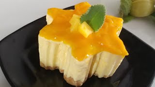 Mango Cheese Cake( Home made cream Cheese) in Tamil (English Subtitles)