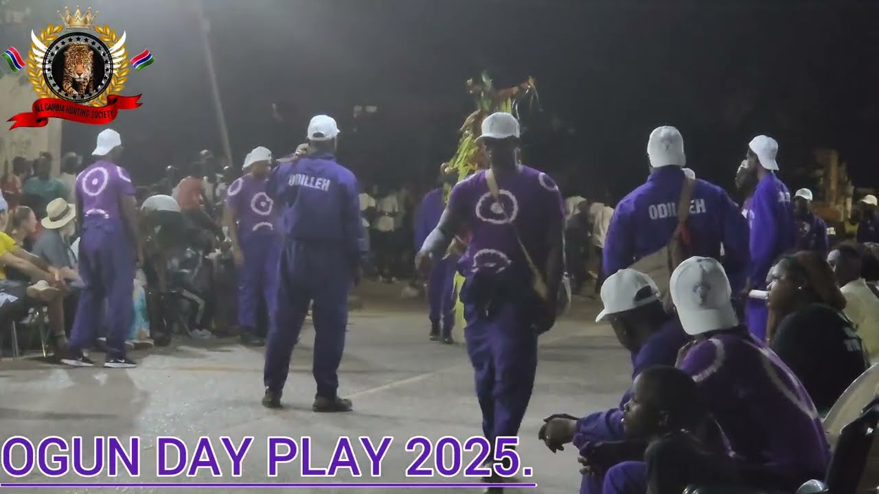 Odilleh Hunting society, the Gambia Ogun play play 2025, agbo part 1.