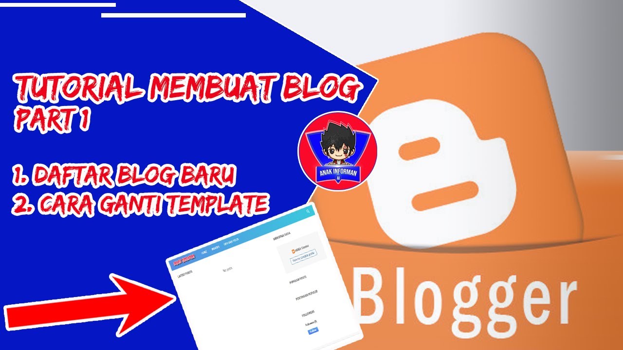 Tutorial Membuat Blog Bagian 1 - YouTube