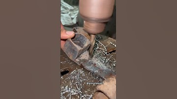 Working of drilling machine by spade pin 📌 #youtube #skills #shortfeed #automobile #drillmachine