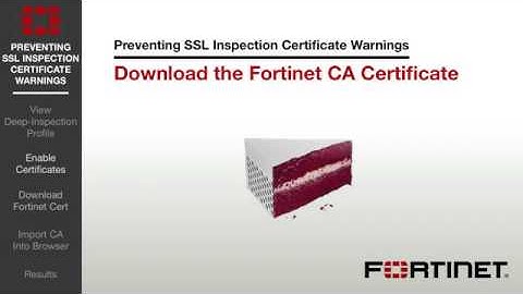 FortiGate Cookbook   SSL Certificate Warnings 5 2