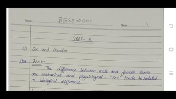 BGSE 001 SCAN SOLVED ASSIGNMENT IGNOU