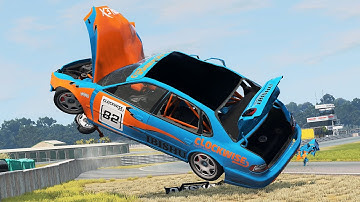 Satisfying Racing Rollover Crashes #22 | BeamNG Drive