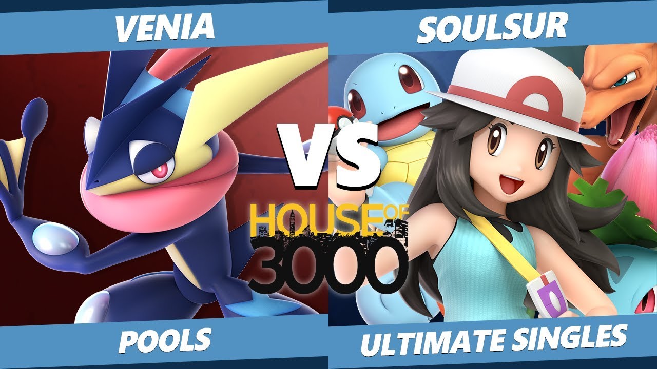 Smash Ultimate Tournament - Venia (Greninja) Vs. SoulSur (Pokemon Trainer) SSBU Xeno 167 Pools