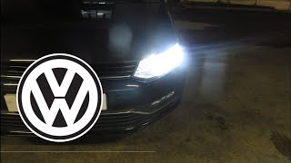 Volkswagen HEADLIGHTS TURN ON/OFF AND HIGH-BEAM lights - HOW TO allumer feux