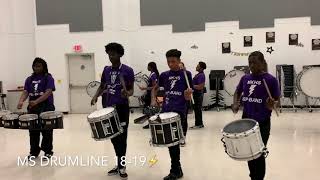 Dr. Michael M. Krop High Ms Drumline 20182019