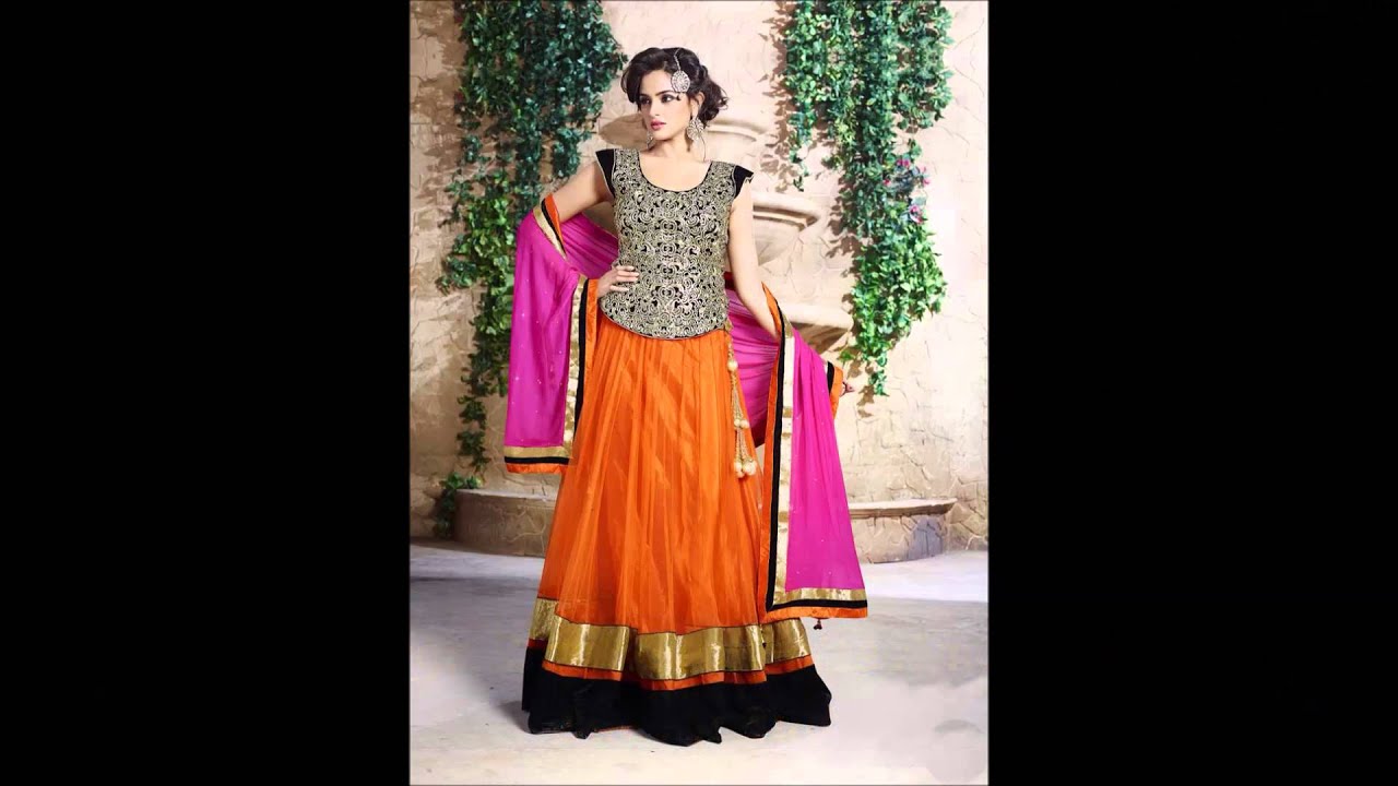 Orange Color Salwar Kameez by nikvik.com