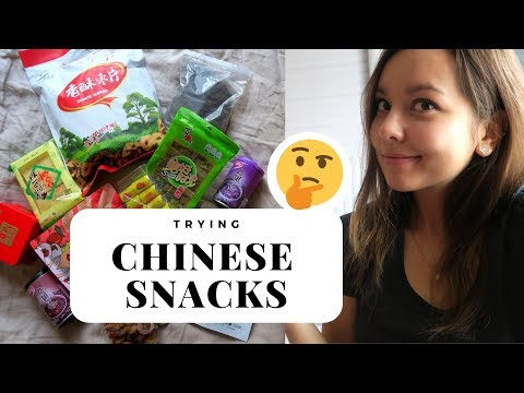 TASTE TEST || TRYING CHINESE SNACKS (VEGAN)