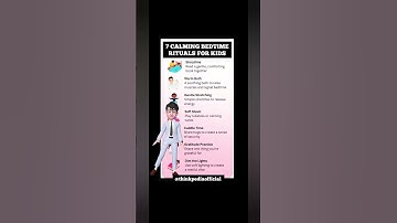 7 Calming BEDTIME routines for kids..