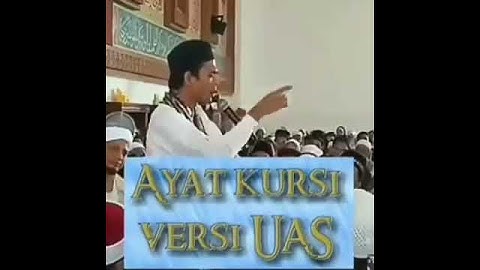 Bacaan Merdu Ayat Kursi Versi Ustad Abdul Somad